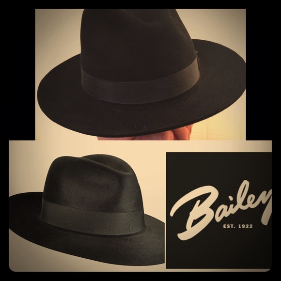 Bailey Of Hollywood Other - Bailey Black Fedora Hat Superior Fur Felt